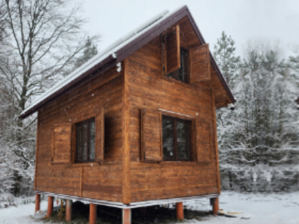 Drewwniany domek całoroczny